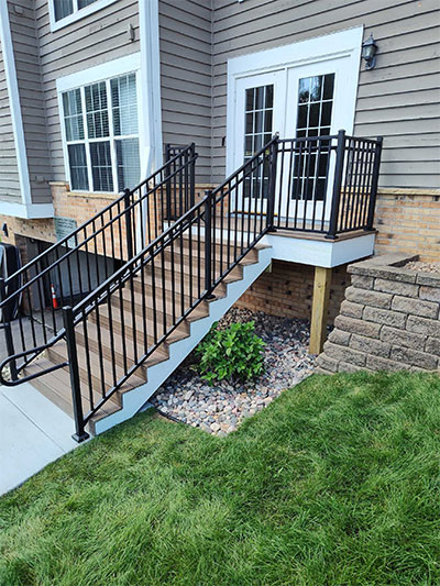 Apartment Stair and Railing Build Minnetonka MN